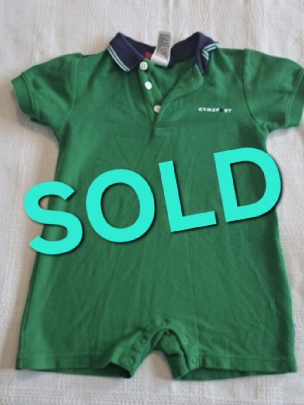 Gymboree Gymsport romper boys size XS